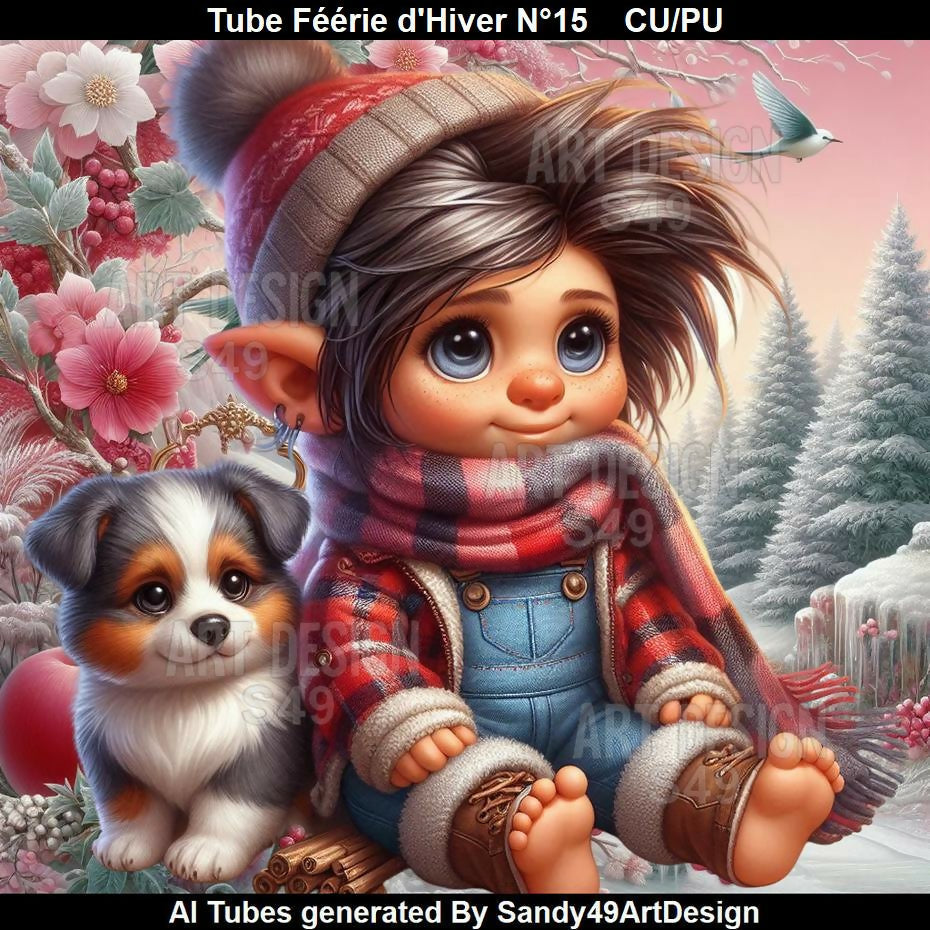 Tube Féérie d'Hiver N°15