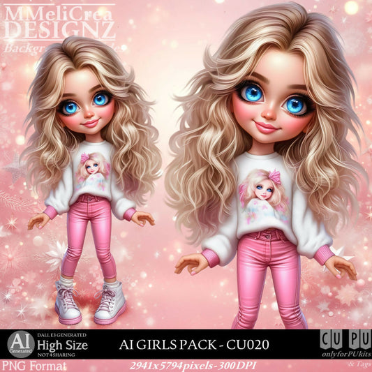 MMD - AI - GIRLS PACK - CU020