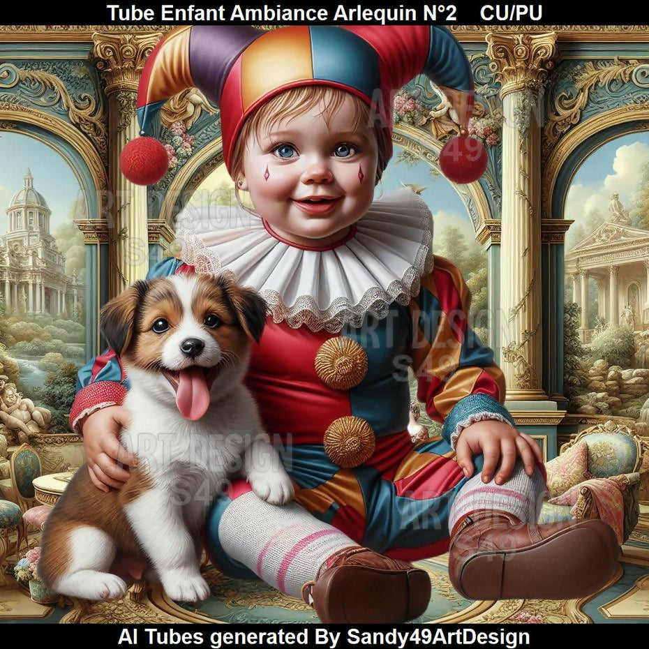 Tube Enfant Ambiance Arlequin N°2