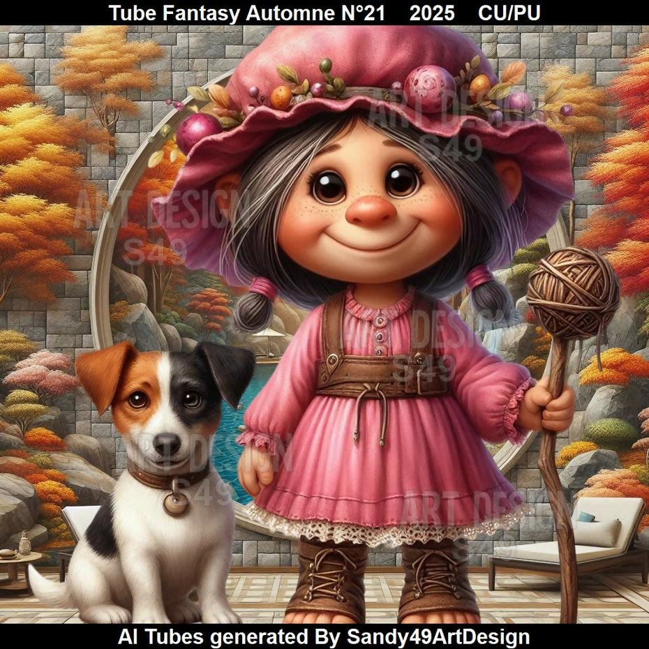 Tube Fantasy Automne N°21 2025
