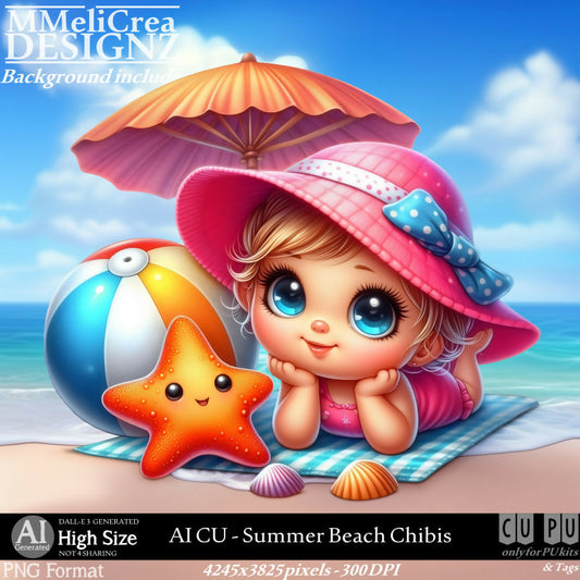MMD_SummerBeachChibis_AI_CU_PV1