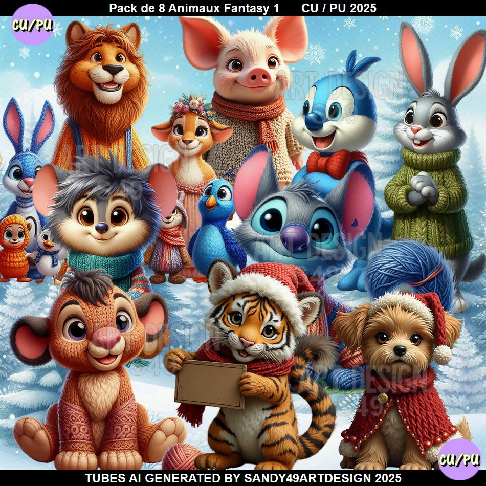 Pack Animaux Fantasy N°1 2025