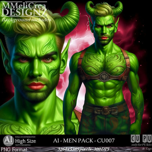 MMD - AI - MEN PACK - CU007