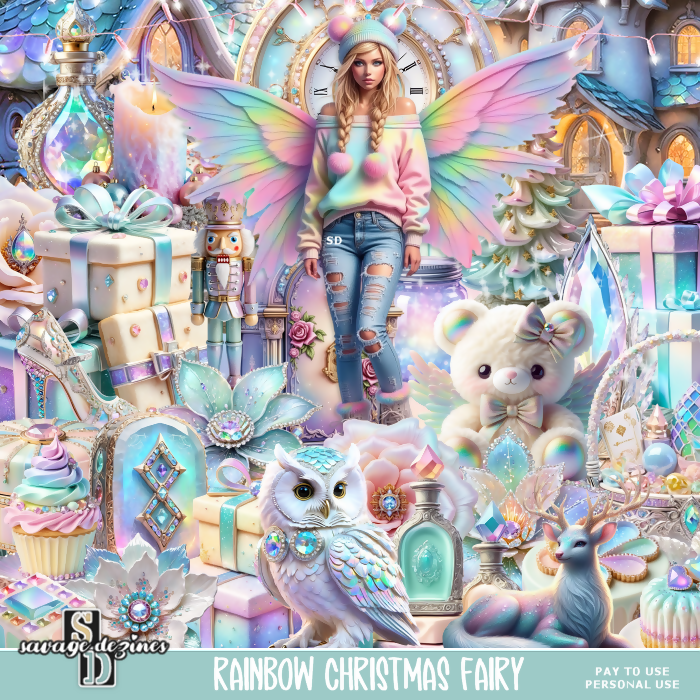 Rainbow Christmas Fairy Kit