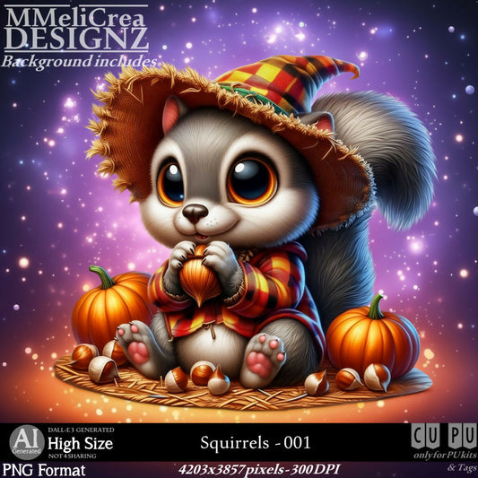 MMD - AI - Squirrels - CU001