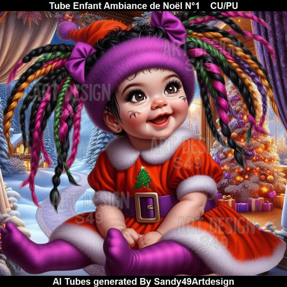 Tube Enfant Ambiance de Noël N°1