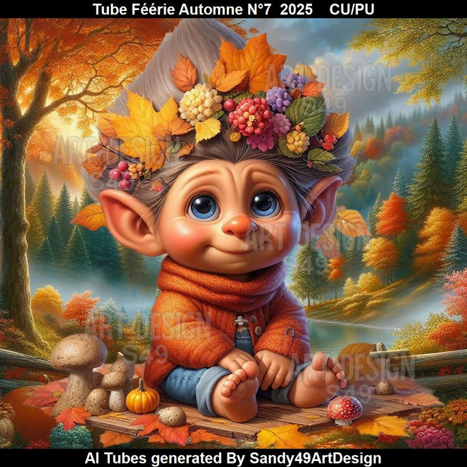 Tube Féérie Automne N°7 2025