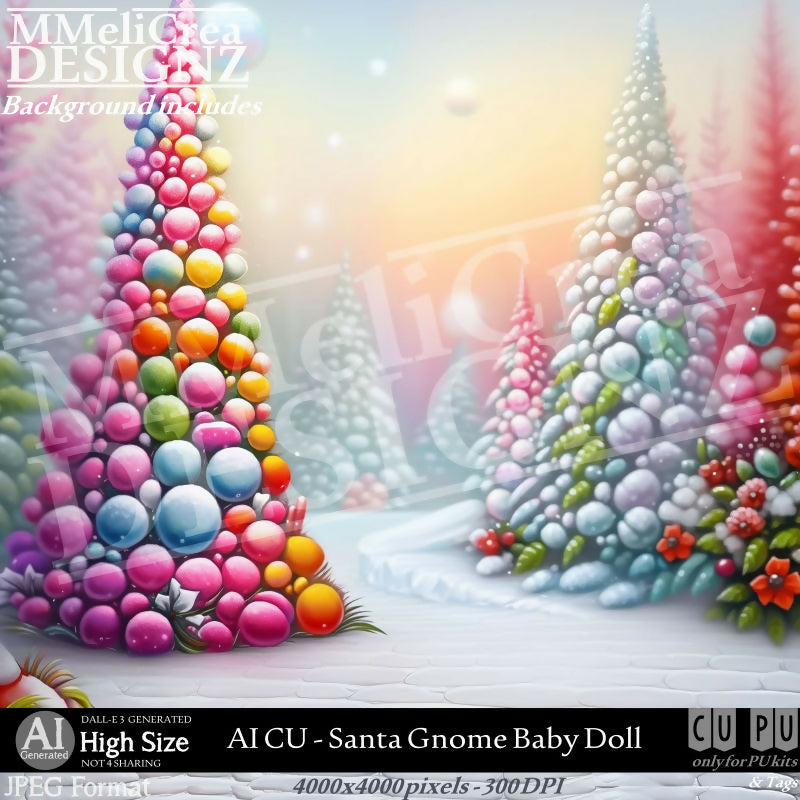 MMD - AI - CU Santa Gnome Baby Doll