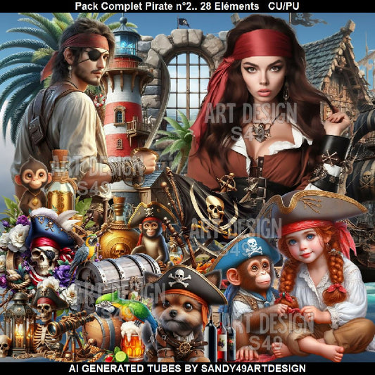 Pack complet Pirates N°2
