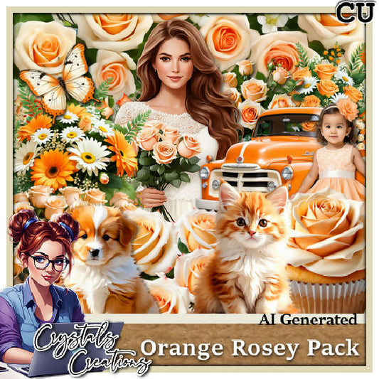 Orange Rosey CU Pack
