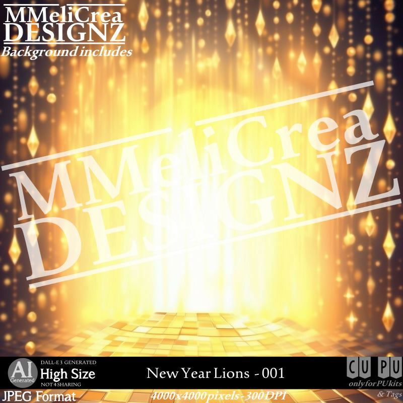 MMD - AI - New Year Lions - CU001