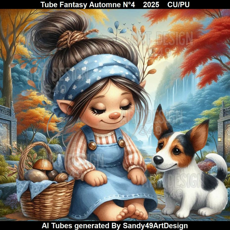 Tube Fantasy Automne N°4 2025