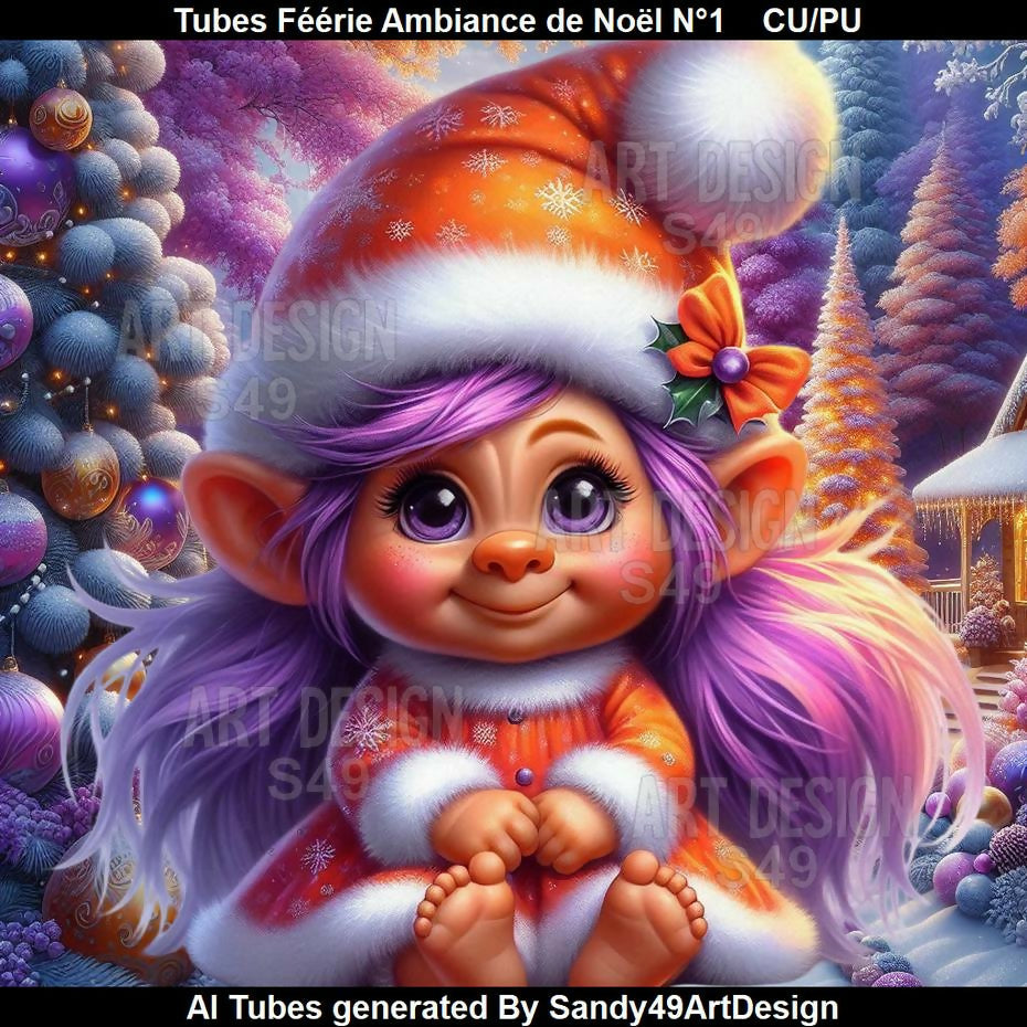 Tube Féérie Ambiance de Noël N°1