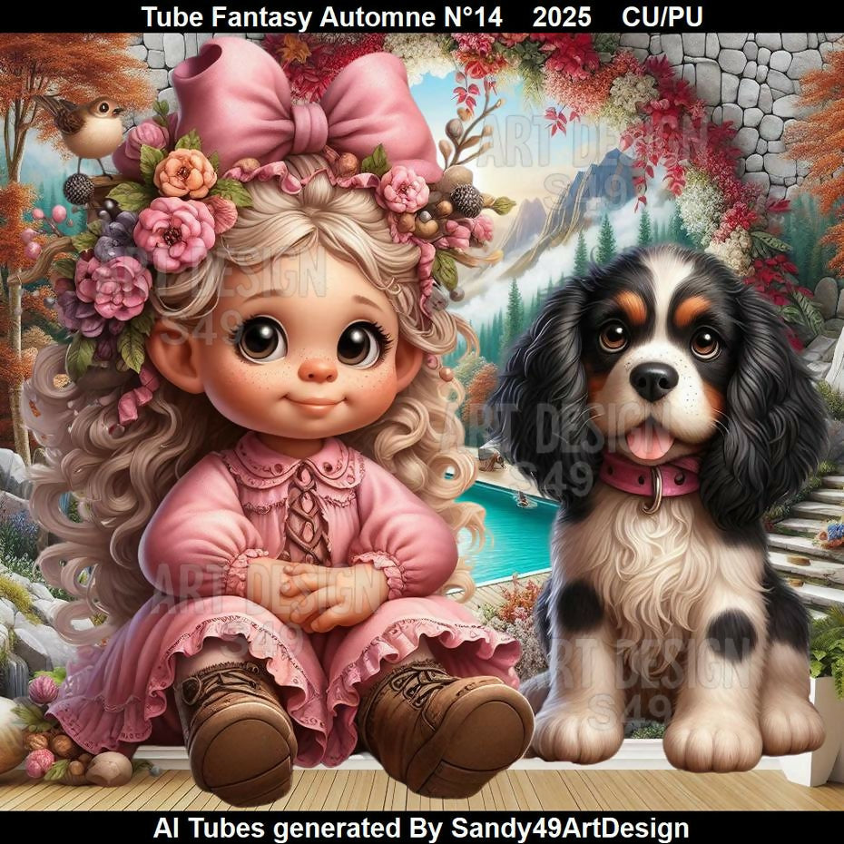 Tube Fantasy Automne N°14 2025