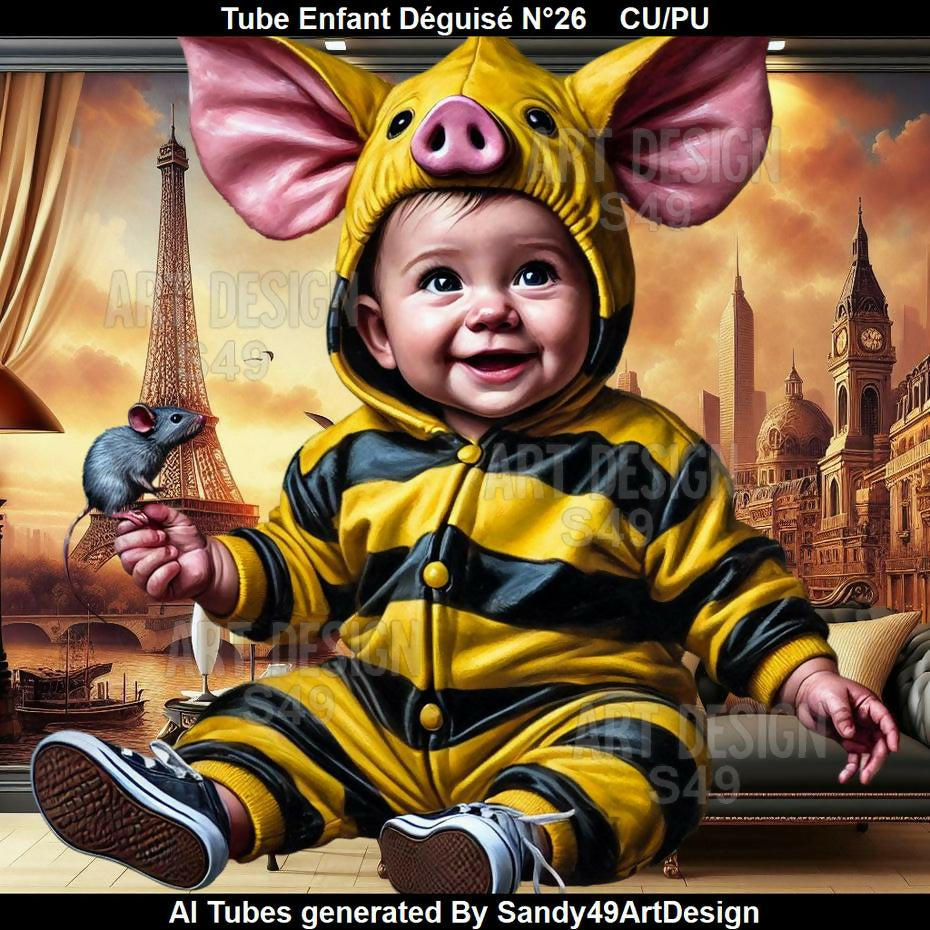 Tube Enfant Déguisé N°26