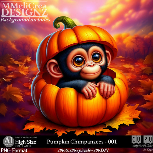 MMD - AI - Pumpkin Chimpanzees - CU001