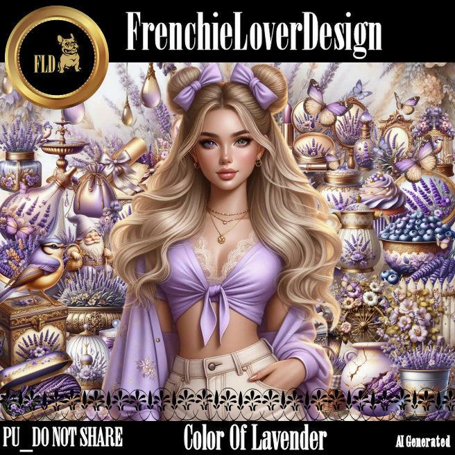 FrenchieLoverDesign_ Color Of Lavender