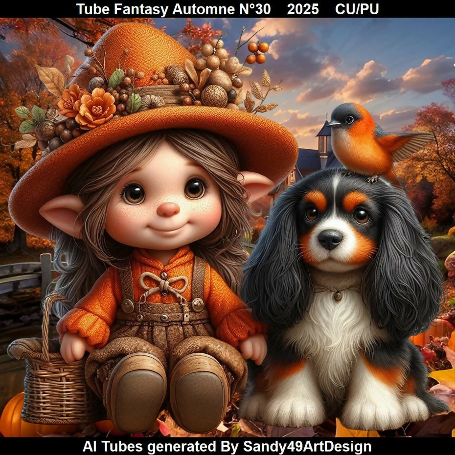 Tube Fantasy Automne N°30 2025