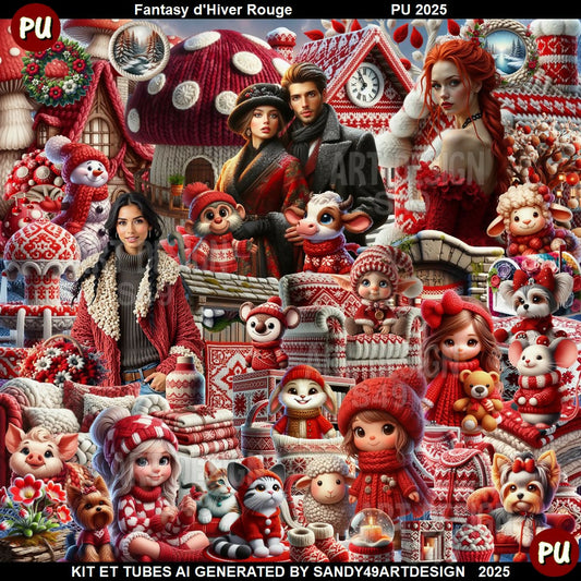 Fantasy d'Hiver rouge 2025