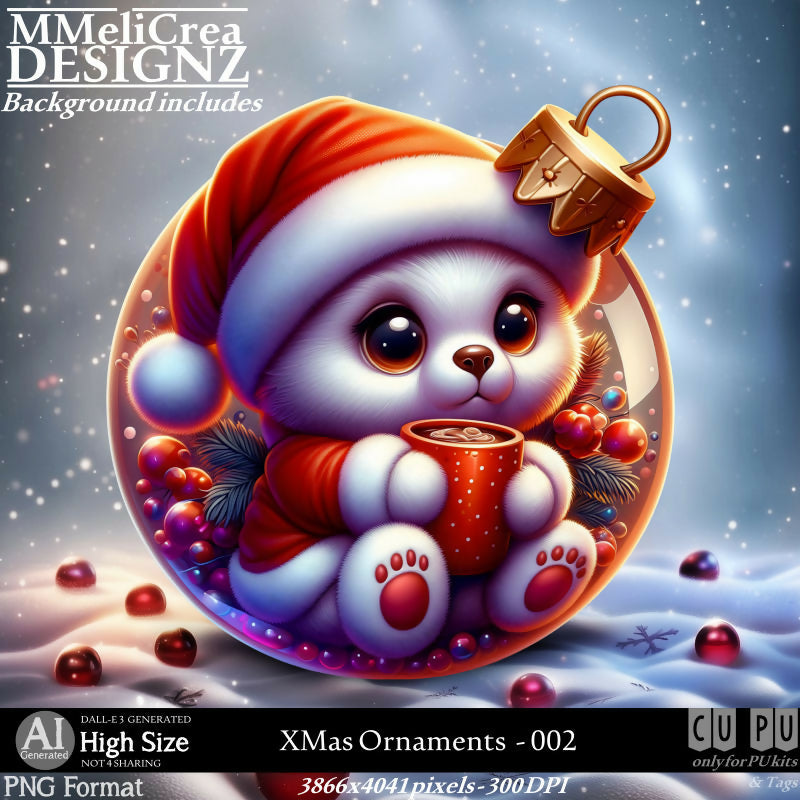 MMD - AI - XMas Ornaments - CU002