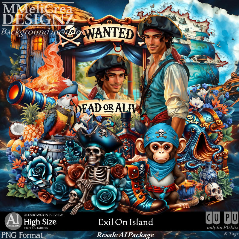 MMD_RESCU_AI_ExilOnIsland_PACK_PV