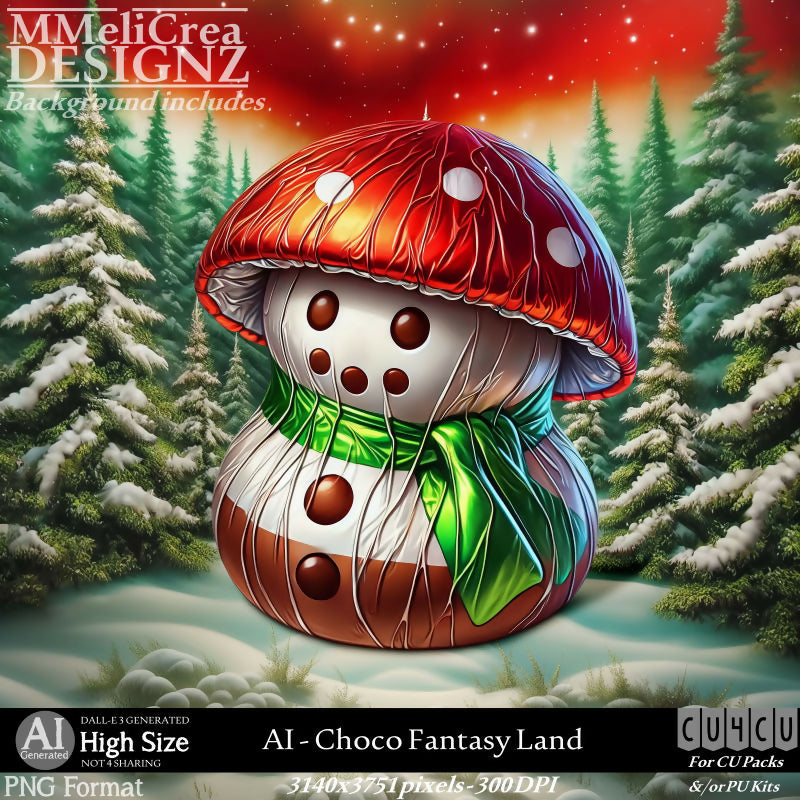 MMD - AI - CU4CU - Choco Fantasy Land