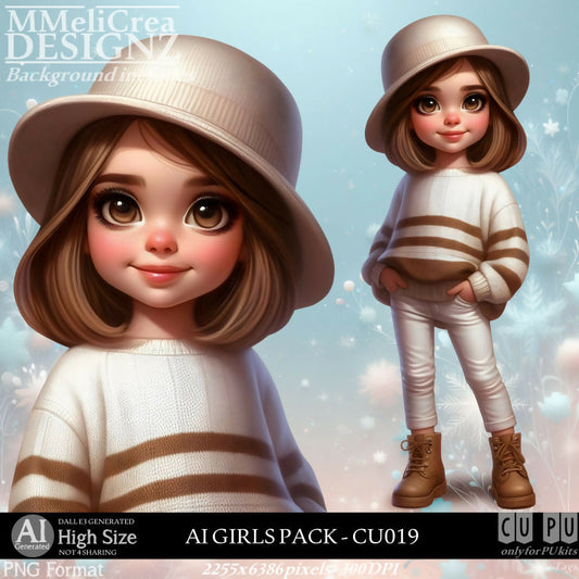 MMD - AI - GIRLS PACK - CU019