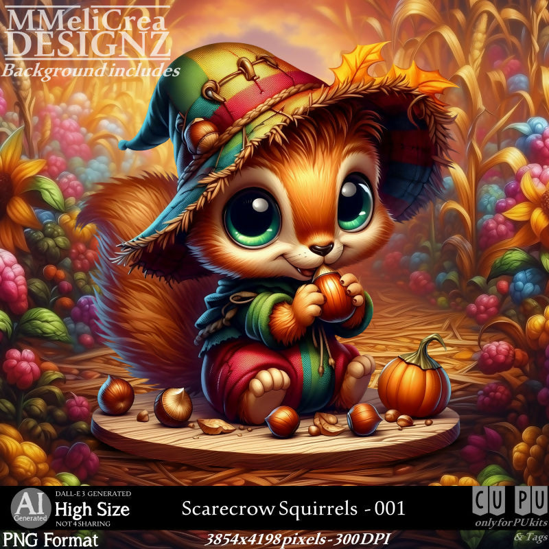 MMD - AI - Scarecrow Squirrels - CU001