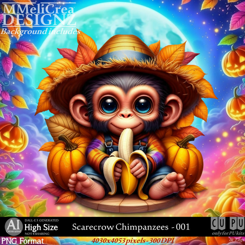 MMD - AI - scarecrow Chimpanzees - CU001