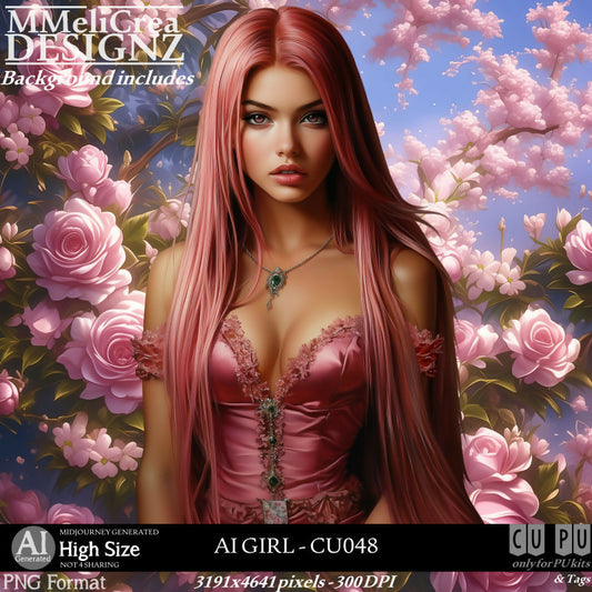 MMD - AI - GIRL - CU048