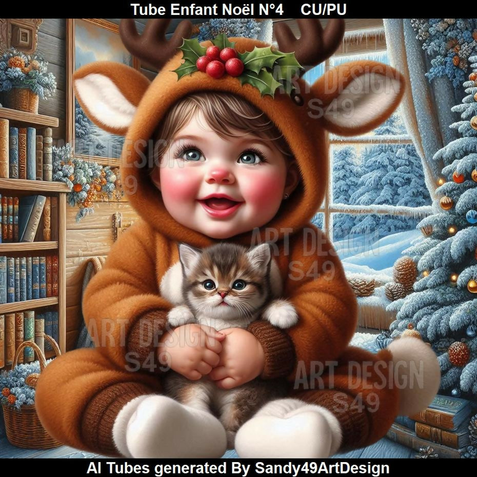 Tube Enfant Noël N°4