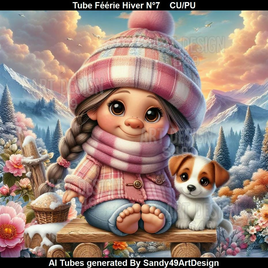 Tube Féérie Hiver N°7