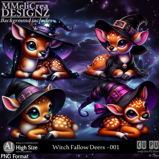 MMD - AI - Witch Fallow Deers - CU001