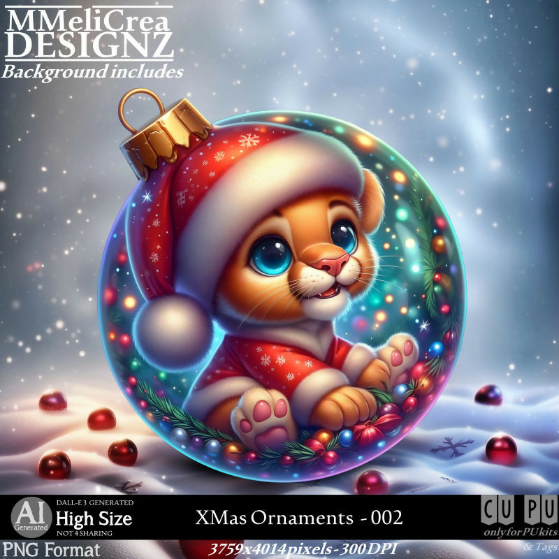MMD - AI - XMas Ornaments - CU002