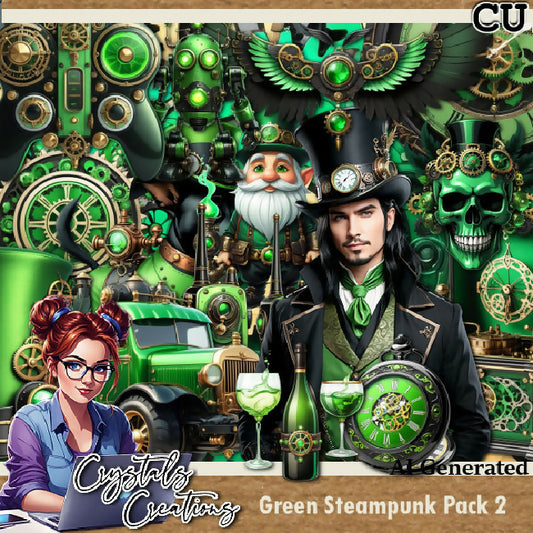 Green Steampunk CU Pack 2