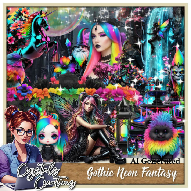 Gothic Neon Fantasy