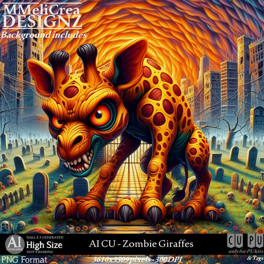 MMD - AI - CU - Zombie Giraffes