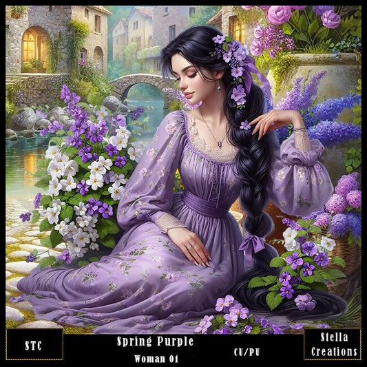 Spring Purple Woman_01