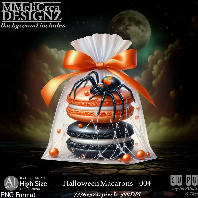MMD - AI - Halloween Macarons - CU004