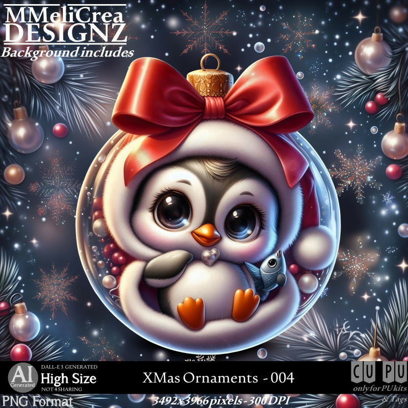 MMD - AI - XMas Ornaments - CU004