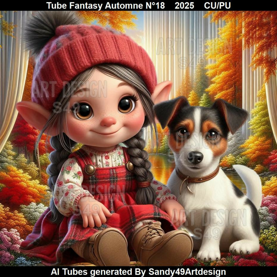 Tube Fantasy Automne N°18 2025