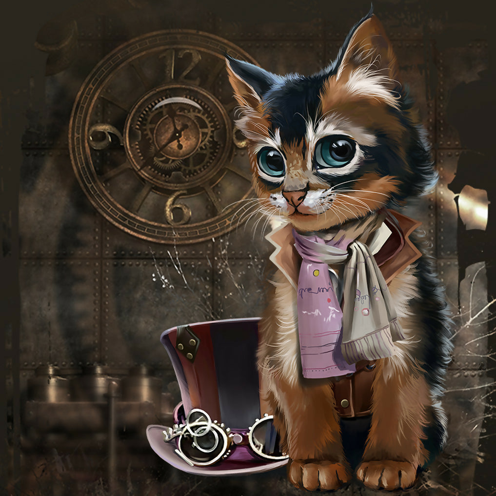 Steampunk cat