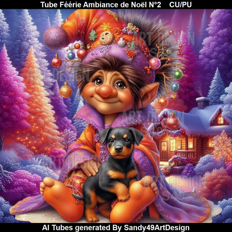Tube Féérie Ambiance de Noël N°2