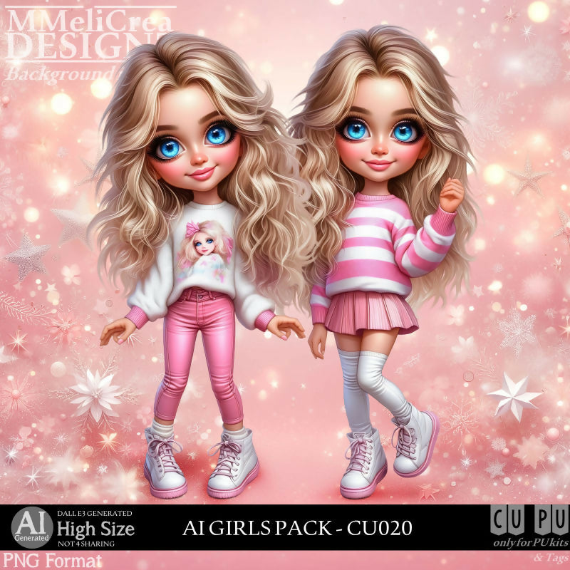 MMD - AI - GIRLS PACK - CU020