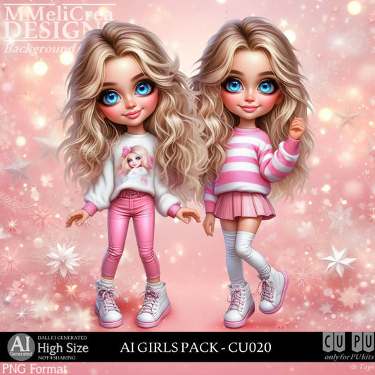 MMD - AI - GIRLS PACK - CU020
