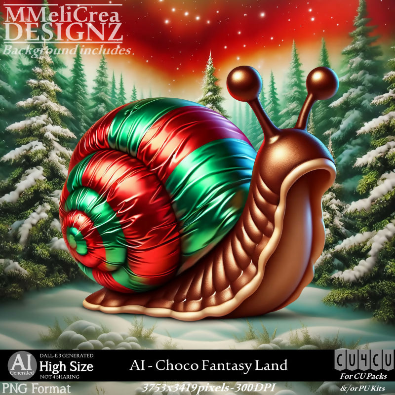 MMD - AI - CU4CU - Choco Fantasy Land