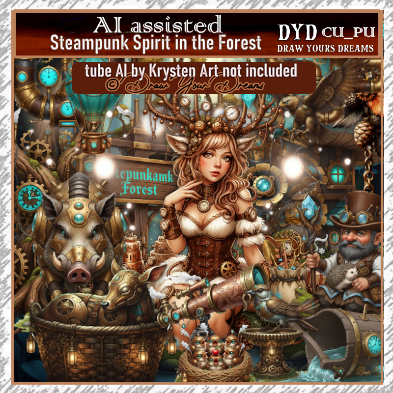 STEAMPUNK SPIRIT IN THE FOREST