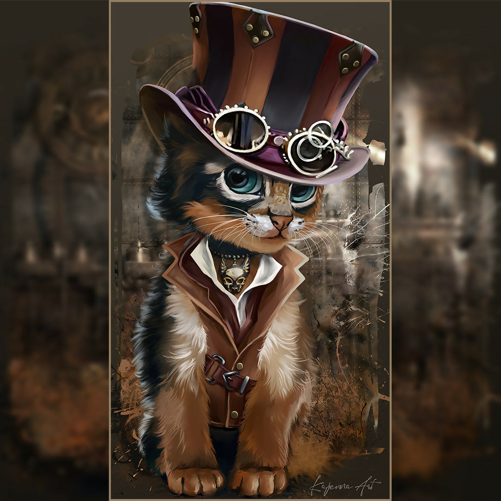 Steampunk cat