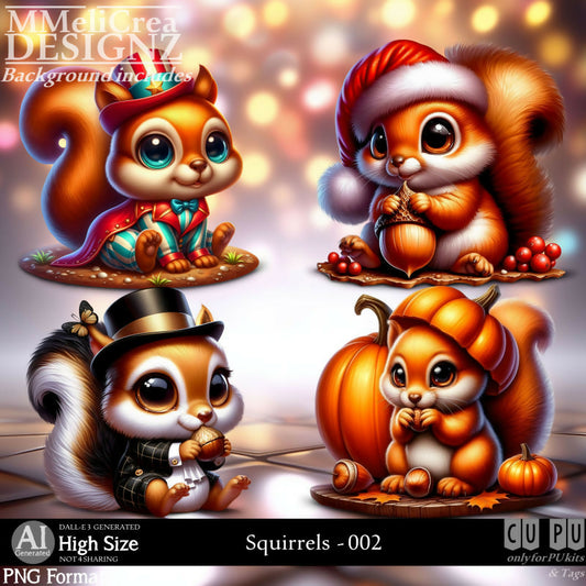 MMD - AI - Squirrels - CU002