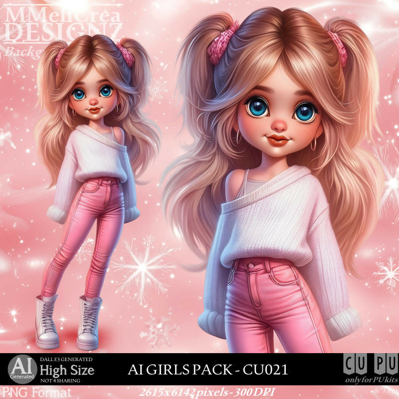 MMD - AI - GIRLS PACK - CU021